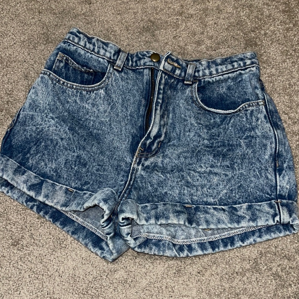 High Waist Denim Shorts